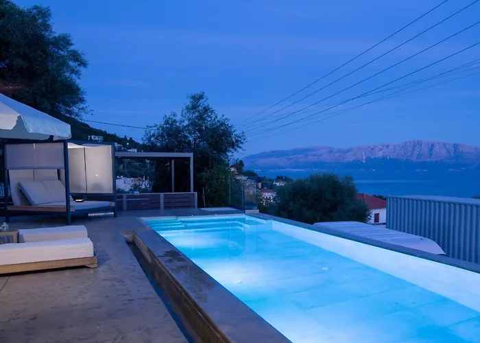 Katerina-stylish 4 Bedroom With Sea View 빌라 *